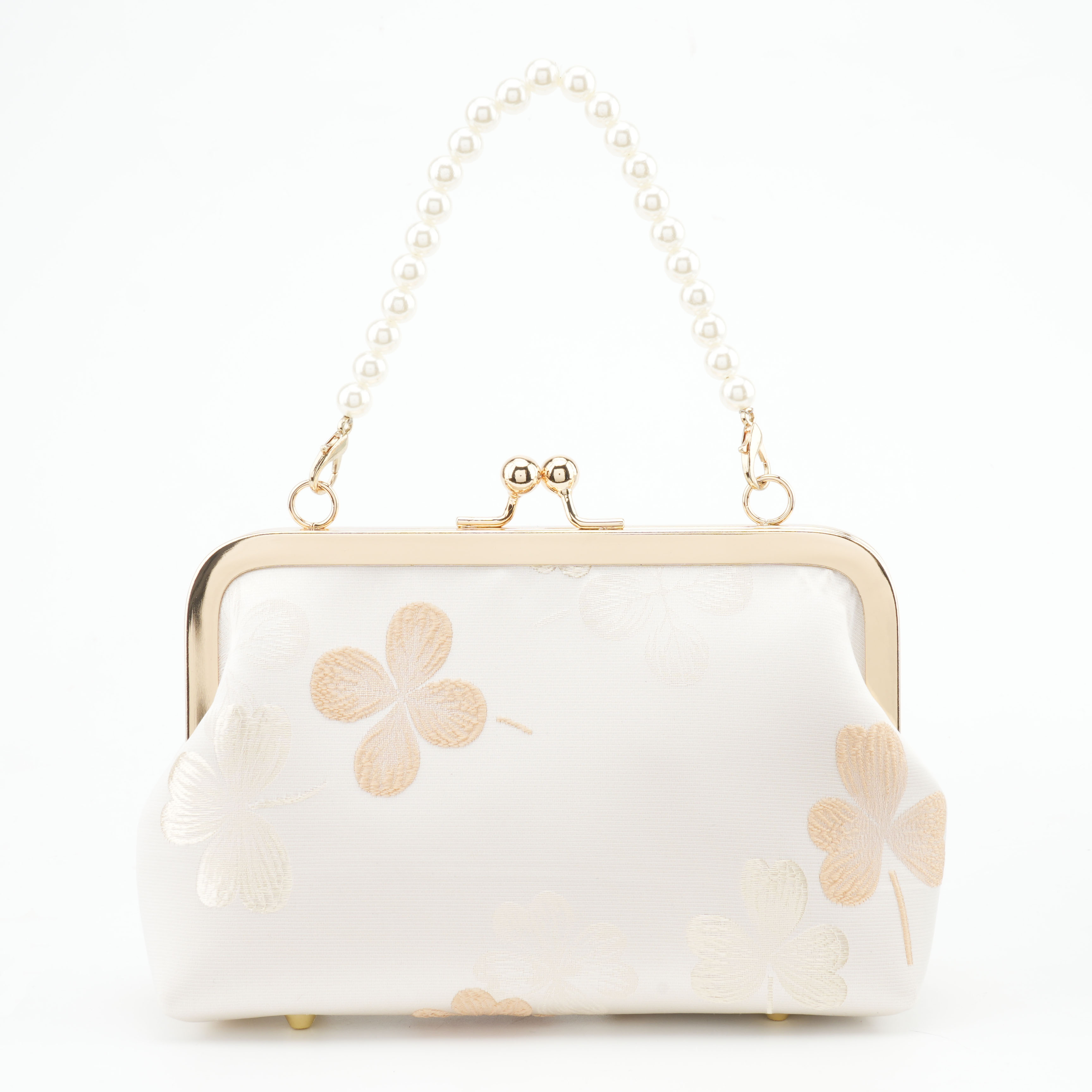 新中式珍珠链条手提包