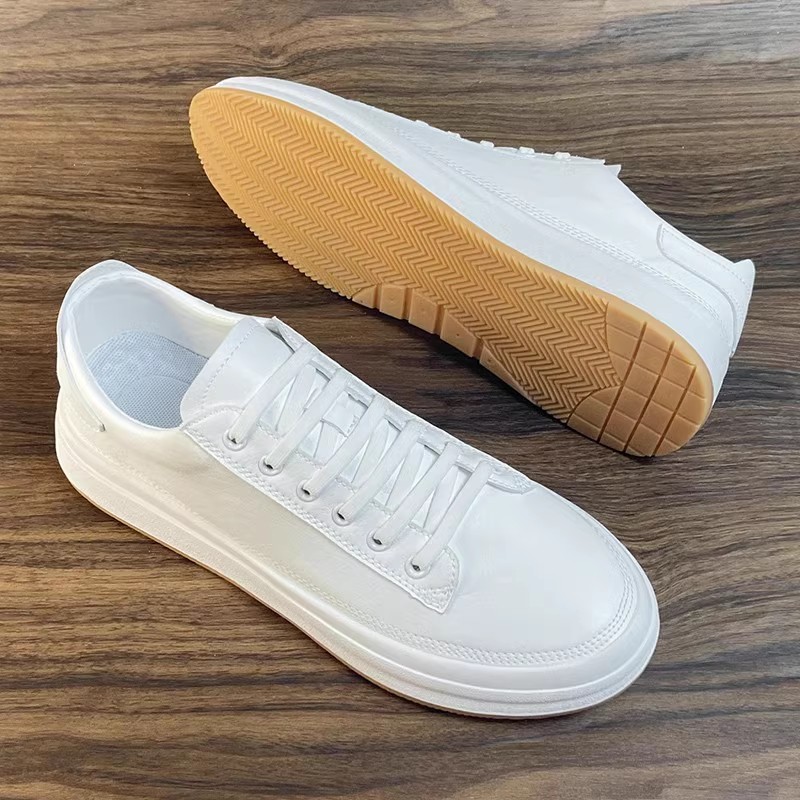 小白鞋男款2025新款夏季休闲男鞋爆款男士板鞋潮流商务西装鞋子男