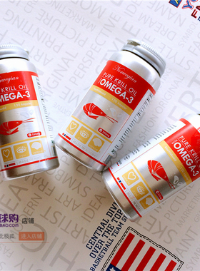 3瓶2029/04月挪威Biopharma混合磷虾油120粒富含omega-3虾青素