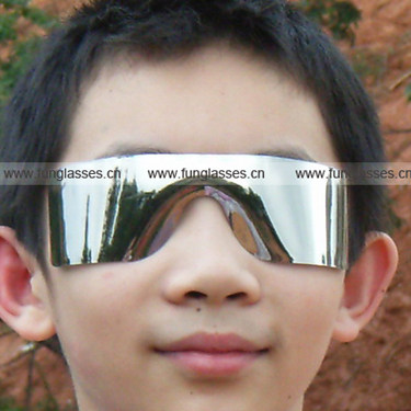 新奇创意眼镜2010罗志祥罗生门专辑赠品太阳墨镜 银色胶卷筒眼镜