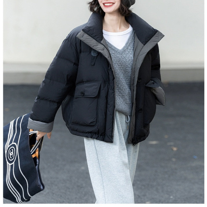 秋冬新款棉服女冬短款加厚时尚棉衣韩版宽松设计感棉袄时尚外套,女装/女士精品,羽绒服,淘宝优惠券,粉丝福利购,淘宝优惠卷