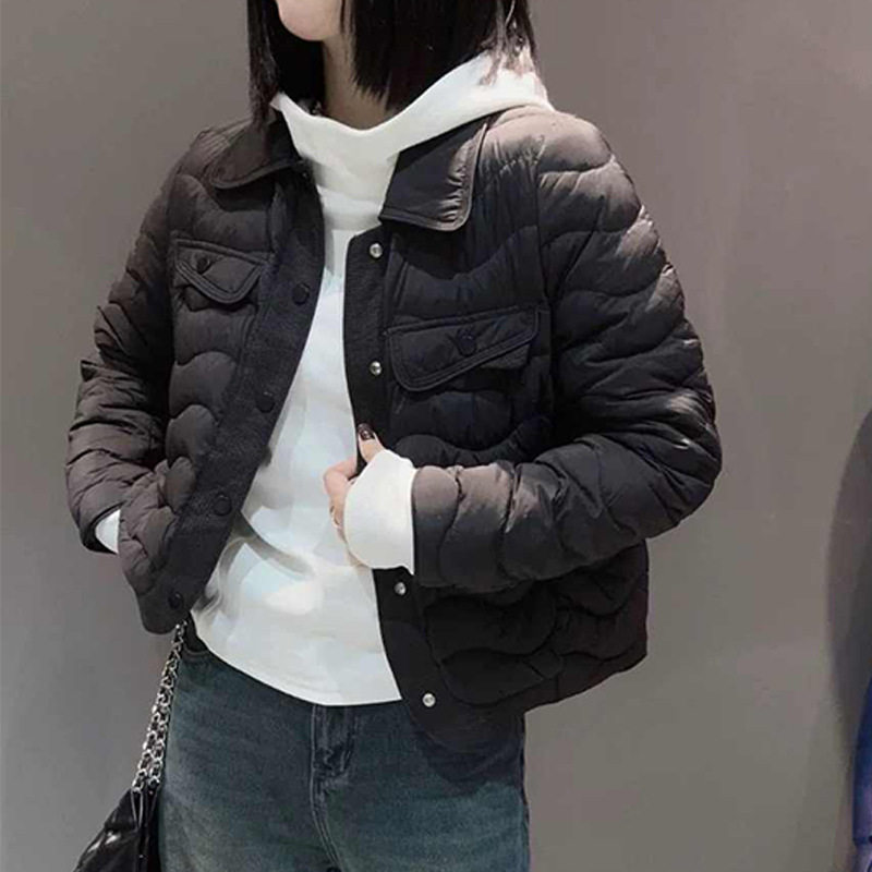 短款羽绒服女款韩系新款冬季高级感羽绒外套小香风外套女