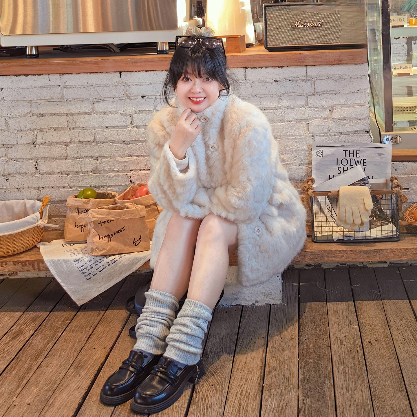 【】【两色】羊羔毛外套8806-p215-k318,女装短外套,2C288