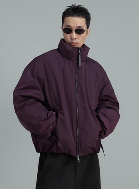 XQ Prism2025新款冬季90白鹅绒羽绒服男保暖三防立领过冬夹克外套