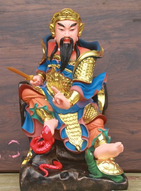 玄天上帝16寸 上帝公树脂玻璃钢家居供奉摆件