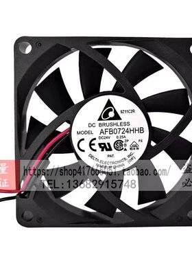 全新原装台达AFB0724HHB 7015 24V变频器滚珠散热风扇AFB0624VHB