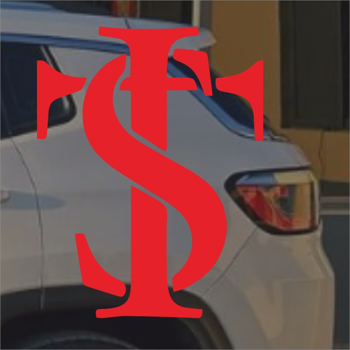 Asen艾志恒汽车贴纸 STK标志Small Town Kid小镇青年潮流品牌车贴图片
