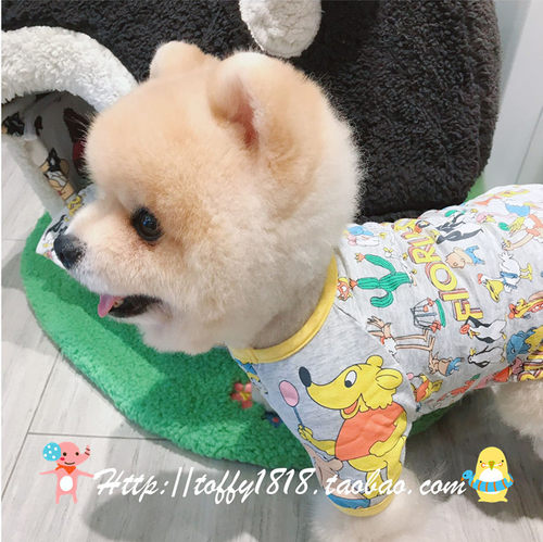 宠物衣服棉猫狗居家服小型犬