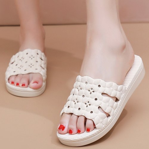 女士夏季厚底耐磨凉拖