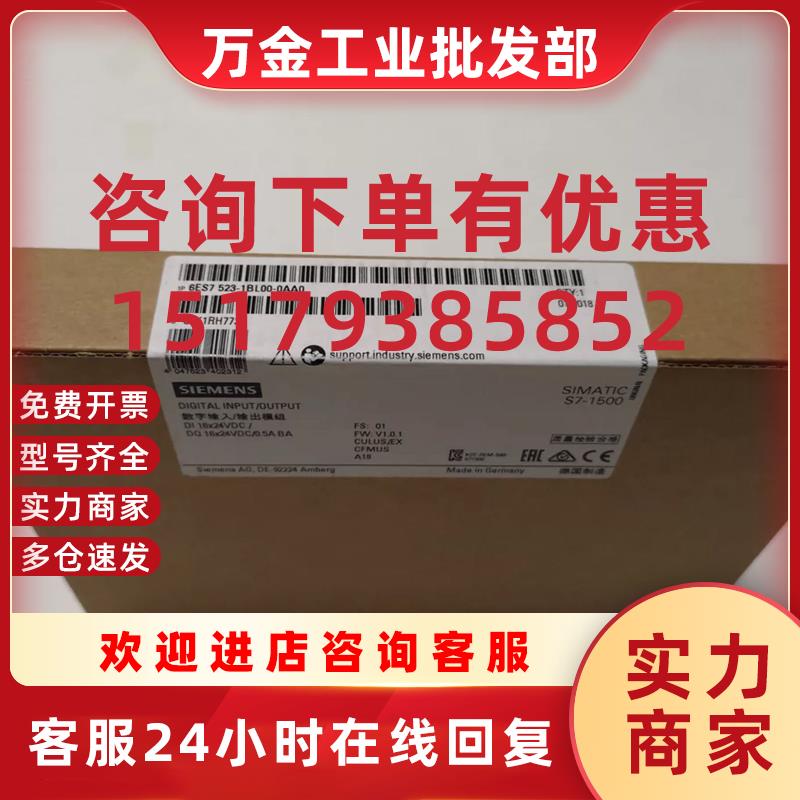 议价6ES7523-1BL00-0AA0 S7-1500数字/输出模块6ES7 523-1BLOO-OA
