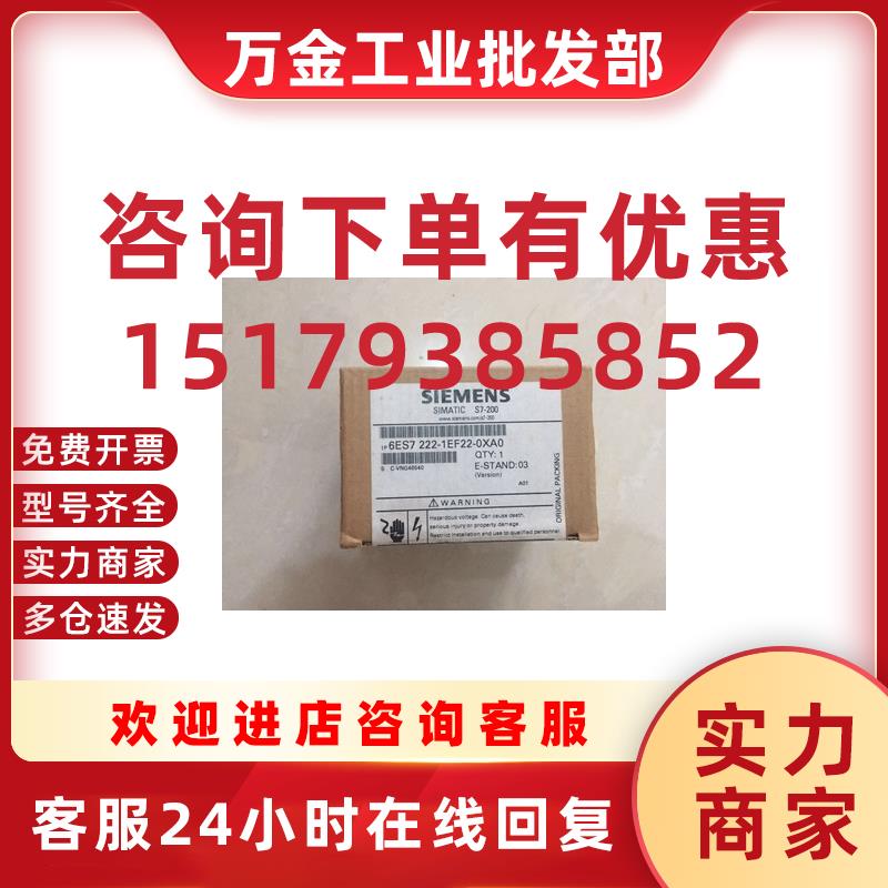议价6ES7222-1EF22-0XA0 S7-200数字输出ET222 6ES7 222-1EF22-0X