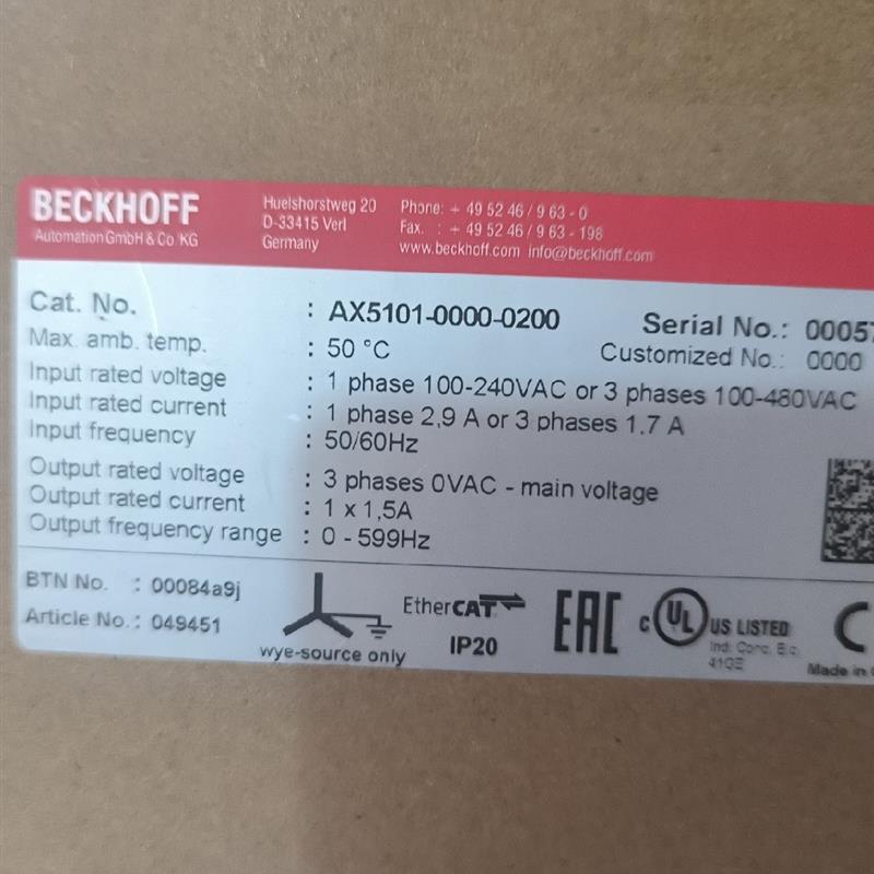 议价驱动器AX5101-0000-0200  现货供应质保一年议价出售