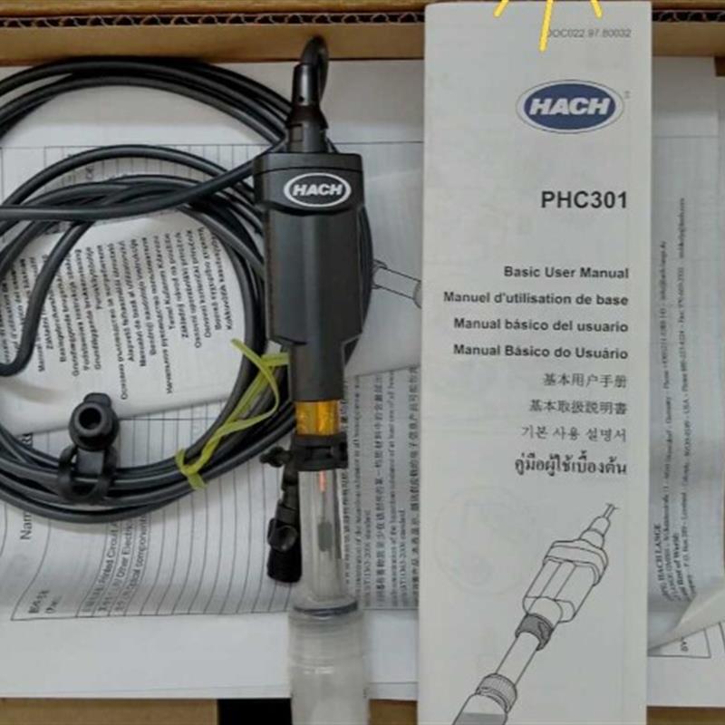 议价HACH哈希PHC301 PH电极探头3米长电缆可适配HQ11D HQ30D HQ40