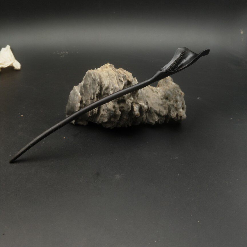 原创私人定制黑檀木精品马蹄花情侣发簪步遥名星同款宫廷汉服旗袍