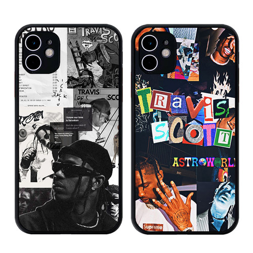 特拉维斯斯科特Travis Scott嘻哈说唱饶舌欧美明星周边手机壳适用iphone16promax苹果15plus任意安卓型号硅胶