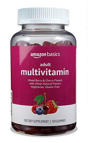 美国adult multivitamin亚马逊基础成人复合维生素软糖混合口味