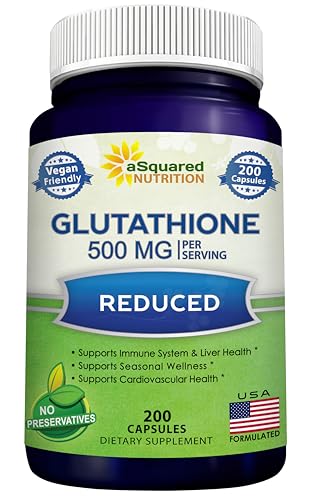 美国aSquared Nutrition低谷胱甘肽肝脏健康排毒帮助免疫大脑功能