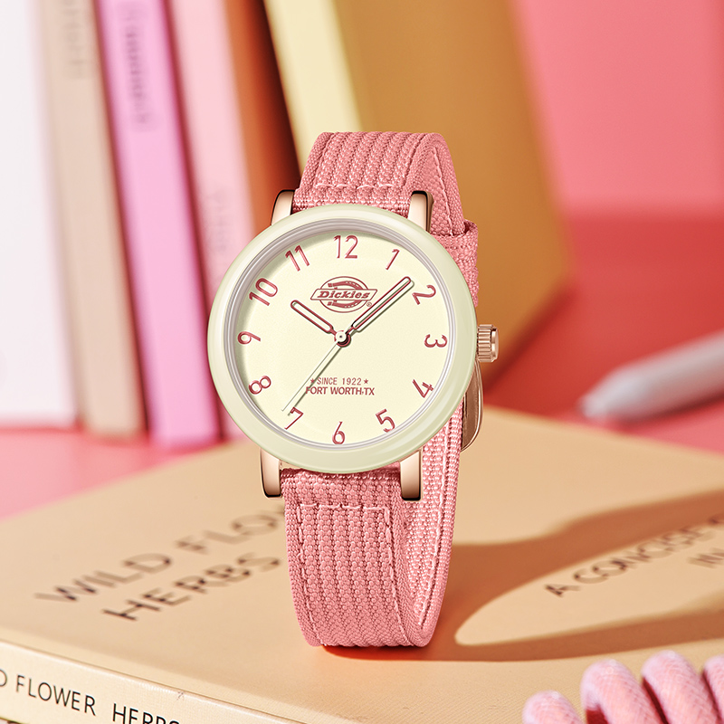 Dickies女学生气质小众帆布手表