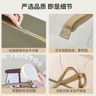 精选幼儿园被子收纳袋子学生防水防潮三件套被褥专用牛津布手提行