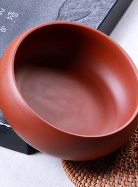 冠艺紫砂大号茶洗功夫茶具笔洗茶杯洗水洗简约水盂红紫烟灰缸茶道