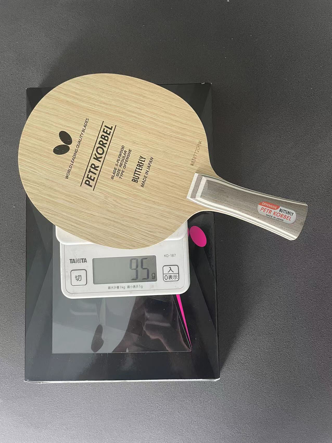 科贝尔蝴蝶五层纯木经典日版全新 纯木练功手感出色