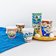 Ликер Cup 日本九谷烧陶瓷复古小酒杯清酒杯烈酒杯白酒杯小酒盅日式酒具创意