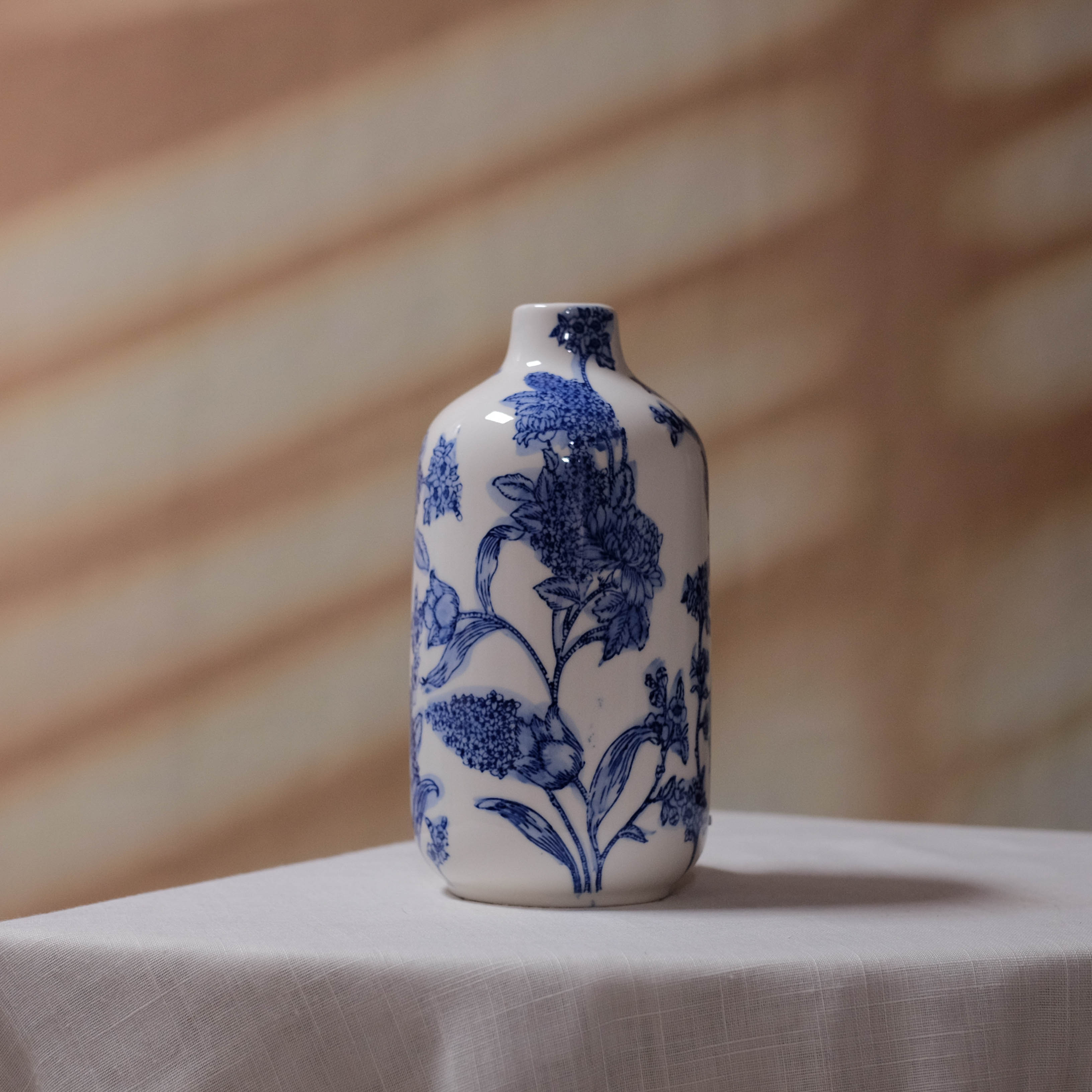 外贸出口青花陶瓷花瓶插花花器居家客厅餐厅岛台装饰摆件图片