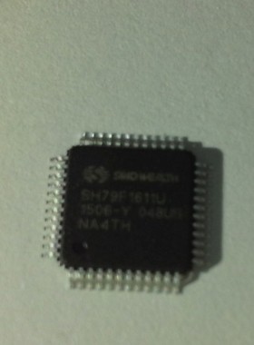 中颖8位Flash单片机 SH79F1611U 原装正品8 bit MCU TQFP48封装