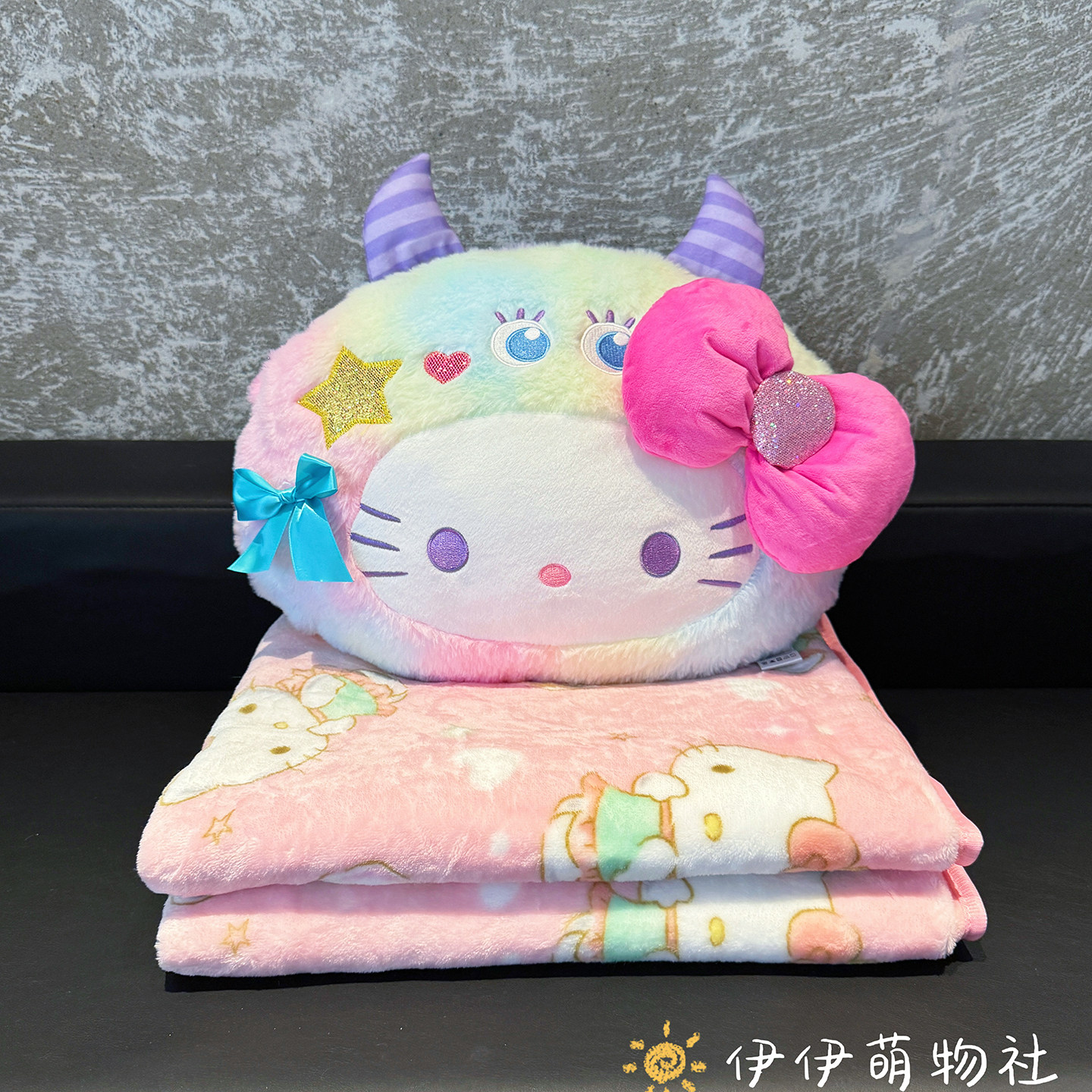 可爱少女心抱枕被子两用空调毯办公室午睡枕头毯子二合一车载靠枕