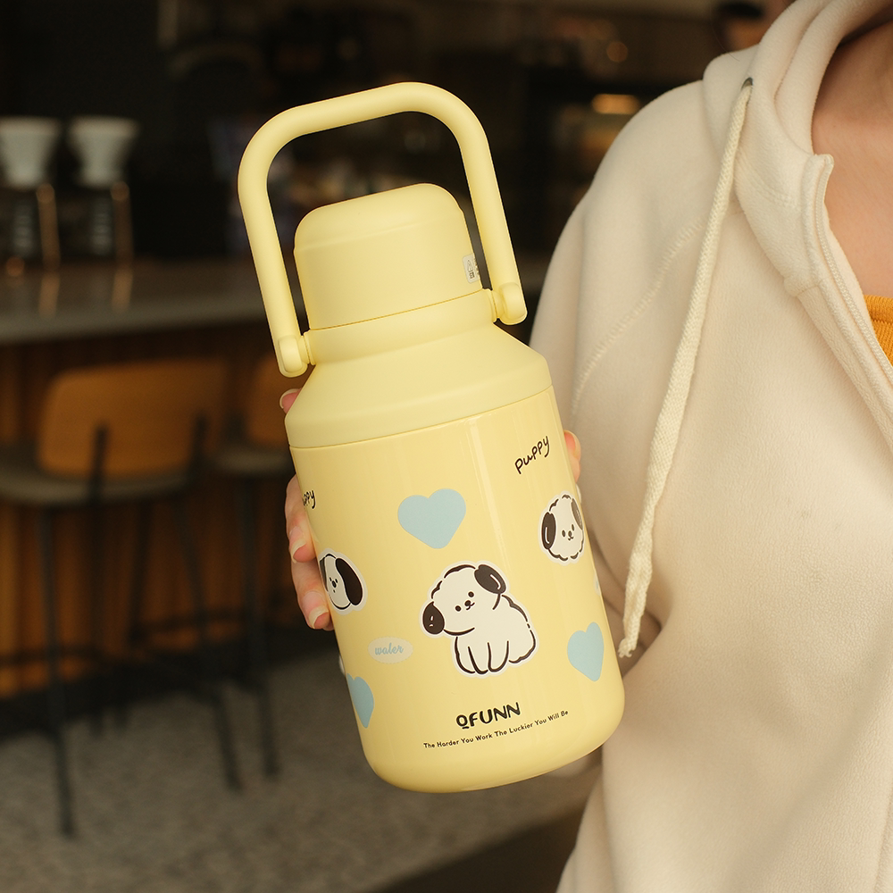 保温水壶大容量保温杯女生高颜值精致高级感泡茶不锈钢学生水杯子