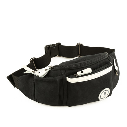 墨一户外潮流帆布包男包休闲单肩包运动斜挎包男士胸包死飞斜背包