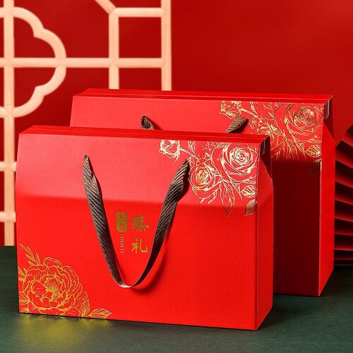 通用春节年货零食特产包装盒定做