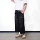 梓渝同款 男阔腿街头嘻哈裤 PASET复古水洗宽松直筒工装 七分牛仔裤