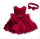 Dress Tutu Bowknot Pageant Baby Wedding Lace Party Gown