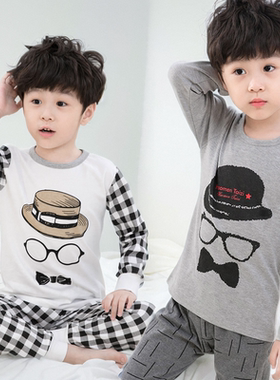 男童秋衣秋裤套装全棉儿童男宝纯棉内衣2026新款秋季线衣线裤男款