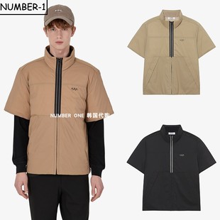 叠穿半袖 韩国代购 纯色保暖时尚 冬季 上衣 APC高尔夫球服25年男款