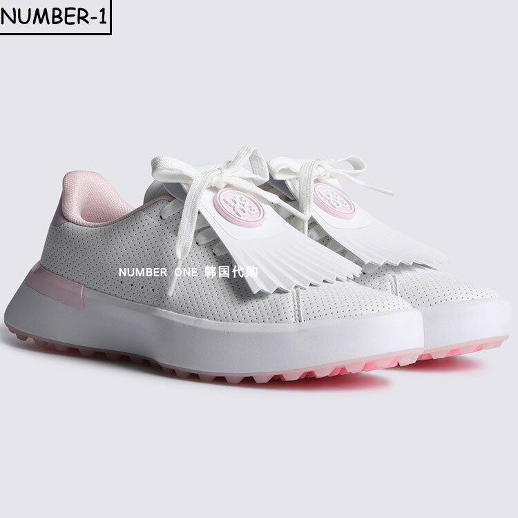 韩国代购GFORE高尔夫球鞋26年女款四季透气舒适减震运动流苏球鞋