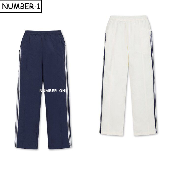 韩国代购golden bear高尔夫球服26年女春夏拼色抽绳侧口袋运动裤