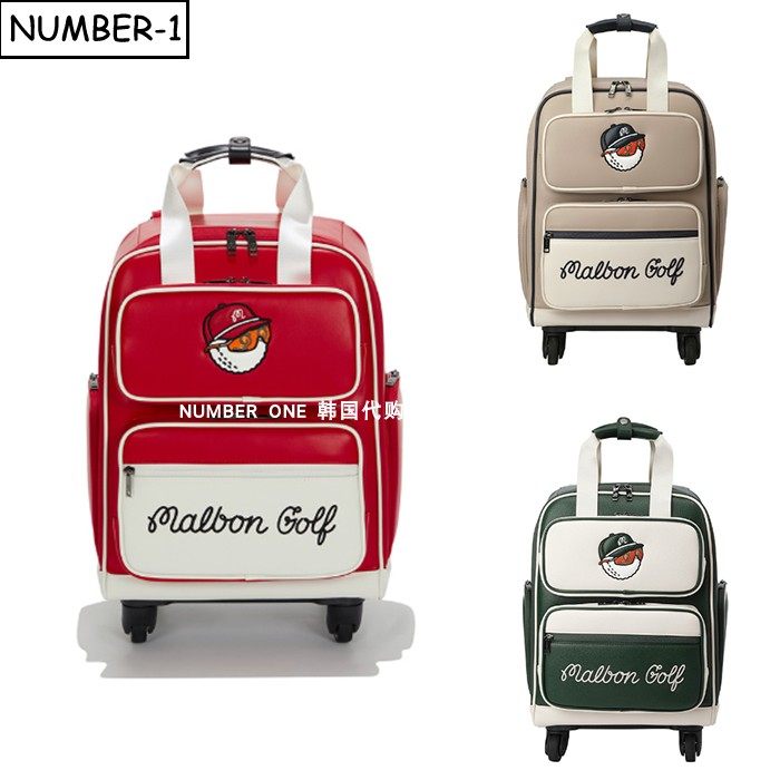 韩国代购malbon高尔夫球包26年男女春徽标拉杆滑轮包手提包旅行箱