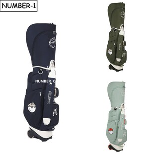 malbon高尔夫球包26年男女春徽标图案拉杆滑轮球包站立包 韩国代购