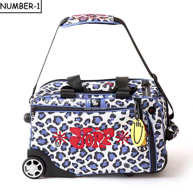 韩国代购YORF高尔夫球包25年男女同款大容量小型旅游滚轮球包