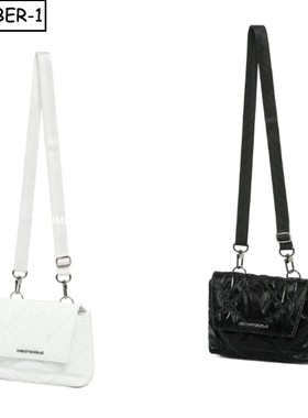 韩国代购w angle高尔夫球包25年女四季纯色徽标符号单肩包斜挎包