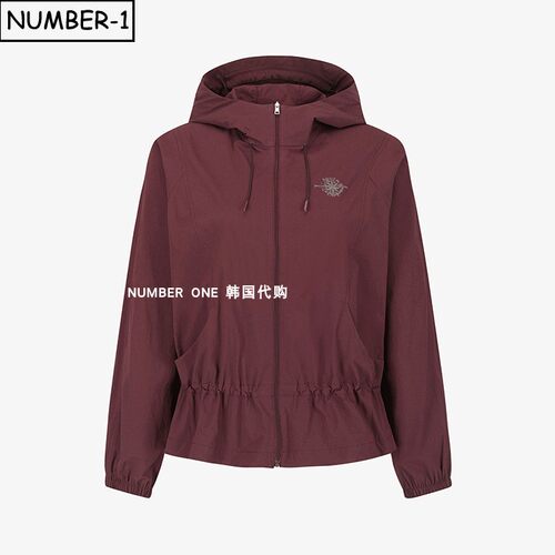 韩国代购southcape高尔夫球服26年女秋吸湿速干徽标连帽长袖上衣