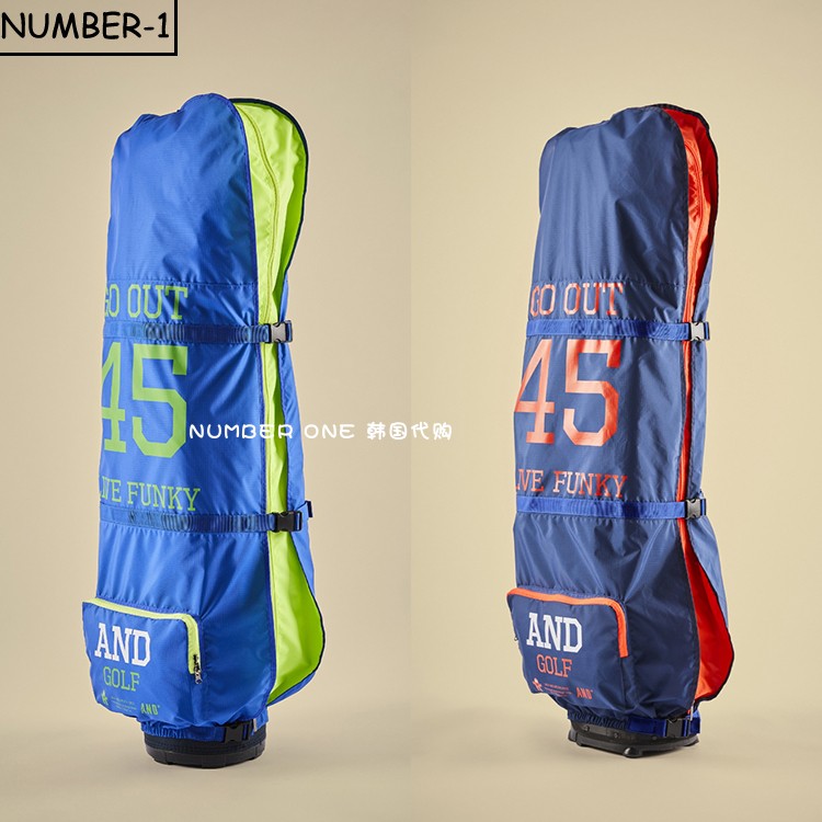 韩国代购AND GOLF高尔夫配饰23年男女时尚数字轻便航空包旅行包