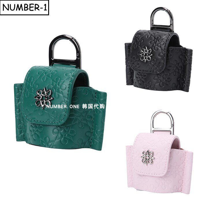 韩国代购st andrews高尔夫球包26年女春季纯色徽标挂扣迷你小球盒