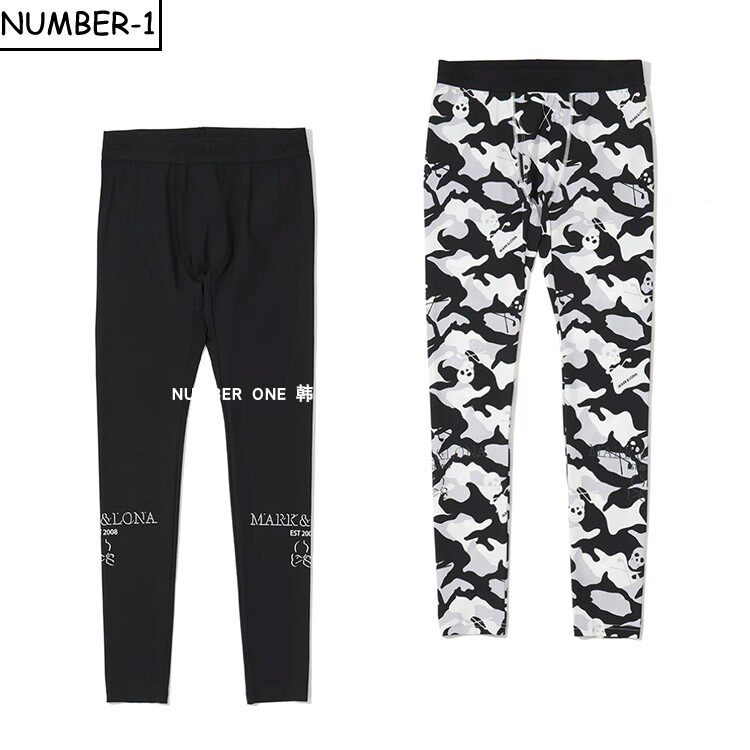 韩国代购MARK LONA高尔夫球服男款春季弹力透气休闲户外运动长裤