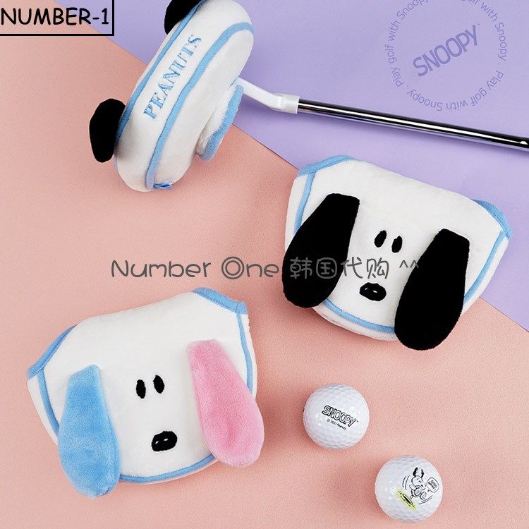 韩国代购SNOOP*高尔夫杆套23年新款男女卡通可爱玩偶推杆套保护套