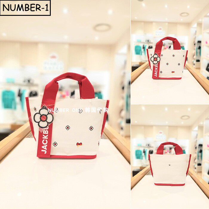 韩国代购pearly gates高尔夫球包25年女冬印花提花手提包拎包球包