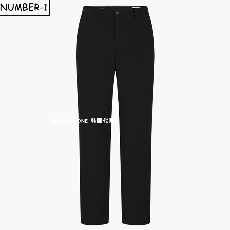 韩国代购CALLAWAY高尔夫球服25年男冬加厚纯色柔软百搭直筒长裤