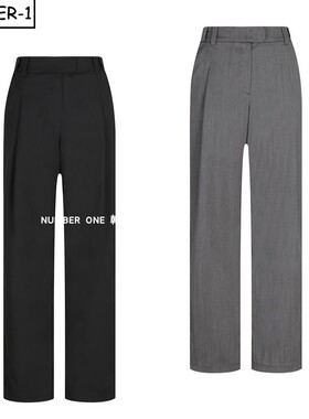 韩国代购amazingcre高尔夫球服26年女款春季简约纯色运动直通长裤